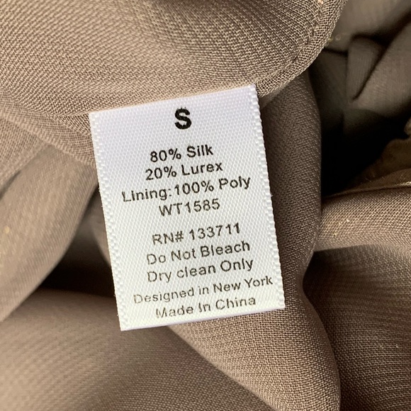 The Addison Story : silk & lurex surplice top - Picture 12 of 15